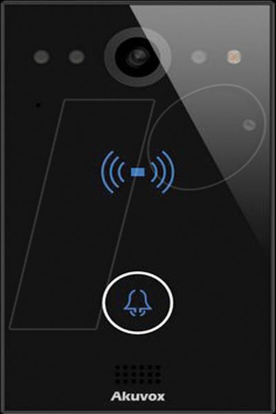 Interphone mural Akuvox E11R, lecteur de carte