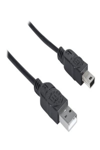 Câble USB-A vers Mini-USB Manhattan 1,8 m USB 2.0
