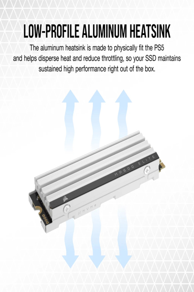 Corsair MP600 1TB PCIe Gen4 x4 NVMe M.2 SSD - CSSD-F1000GBMP600ECS