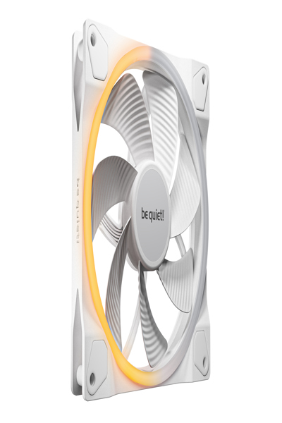 Be Quiet! Light Wings 140 mm PWM Reverse White Ventilator 14 cm - Case Fan - 25.5 dB - BL135