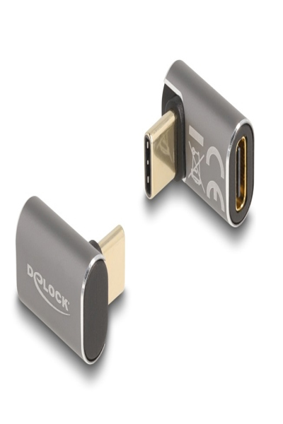 Delock USB-adapter - 24-pins USB-C (hane) vinklad till 24-pins USB-C (hona) - 60054