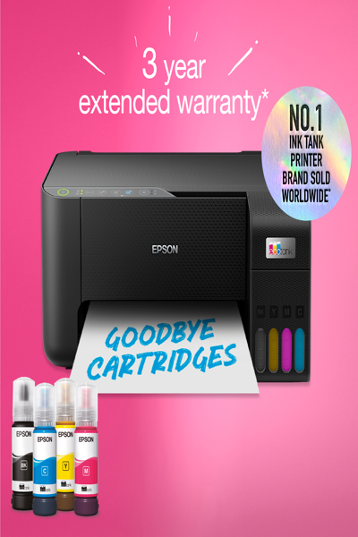 Epson EcoTank ET-2862 - Jet d'encre - Impression couleur - 5760 x 1440 DPI - A4 - Impression directe - Noir