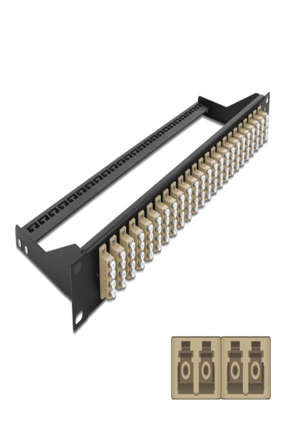 Delock Patch panel - rack mountable - 43400