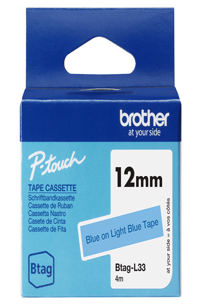 Brother BTAG-L33 - Bleu sur bleu clair