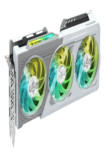 ASROCK STEEL LEGEND RADEON RX 9060 XT OC GRAPHICS CARD - 90-GA5ZZZ-00UANF