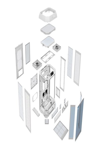 Thermaltake The Tower 300 Mini Snow White - CA-1Y4-00S6WN-00