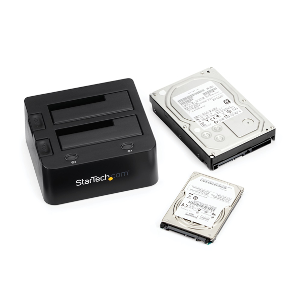 StarTech Universal Dock for 2.5/35" SATA & IDE HDD - USB3.0 with UASP - Storage controller - 6.4 cm, 8.9 cm (2.5", 8.90cm (3.5")) - SATA 6Gb/s - 6GBps - USB3.0 - Black (UNIDOCKU33) - UNIDOCKU33