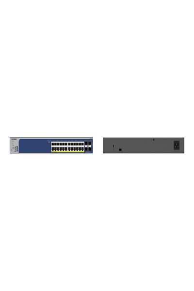 Netgear 24P GE PoE++ Smart SWTH W/10G SFP+ GS728TXUP - Switch - 0.1 Gbps