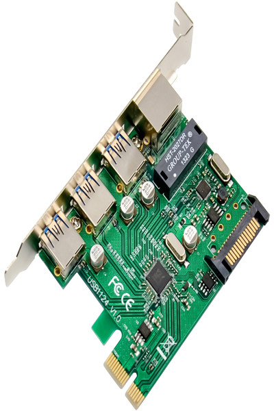 InLine Gigabit USB 3.2 Combo Card PCIe x1 - 51125R