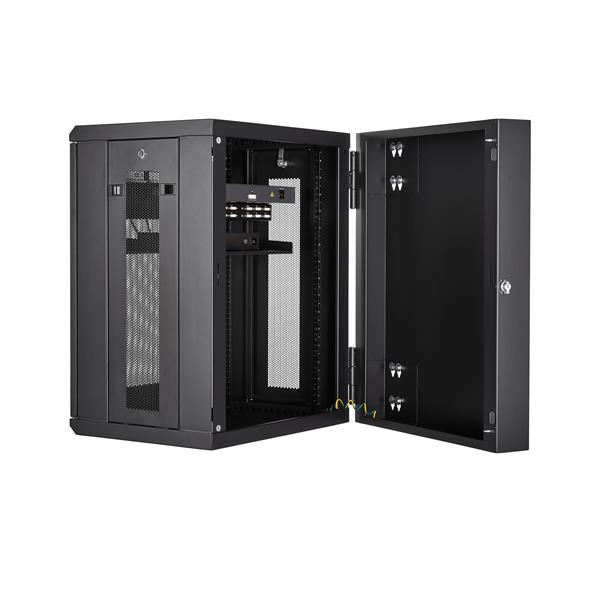StarTech 15U Wall Mount Server Rack Up to 20in Deep - RK1520WALHM