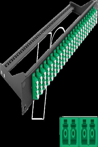Delock Patch panel - rack mountable - 43399