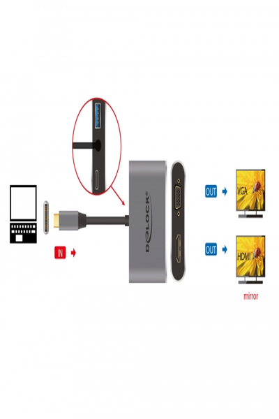 Delock Extern videoadapter - 64074