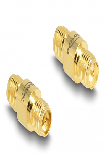 Delock Aerial adapter - RP-SMA plug to RP-SMA plug