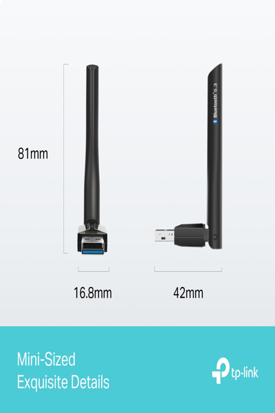TP-LINK Bluetooth UB500 Plus 5.3 USB Adapter - Adapter - Digital - UB500 PLUS