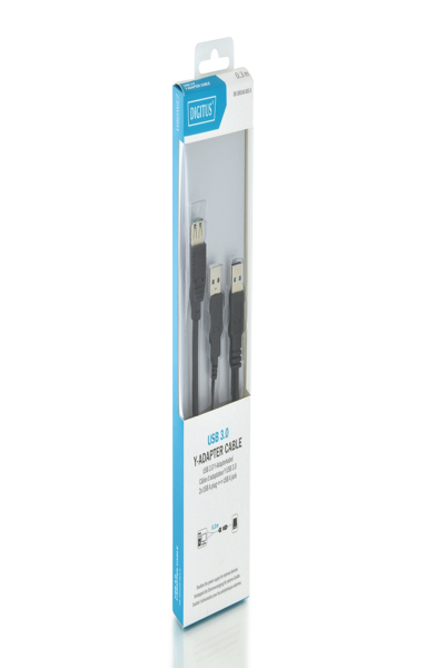 DIGITUS USB 3.0 Y-adapter cable - DB-300140-003-S
