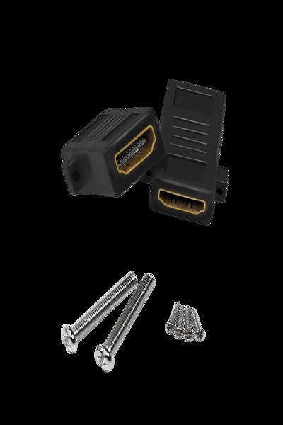 Boîtier de montage en surface pour plaque murale HDMI à 2 ports LogiLink