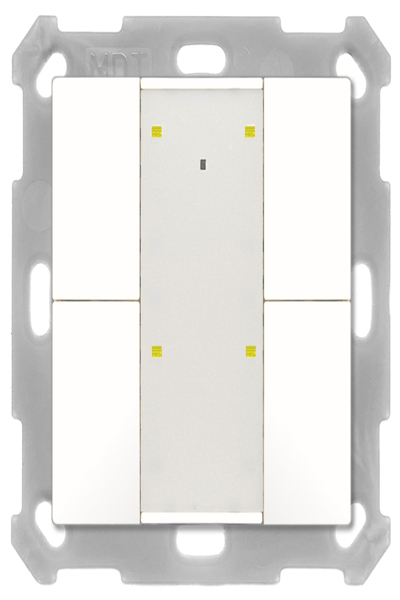 MDT BE-TA55T4 .G2 Key Plus TS 55 4 voies blanc pur brillant