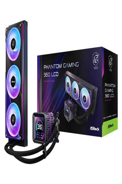 ASRock 90-APGA36-BAAGA5 Access Control Reader Phantom Gaming 360 LCD