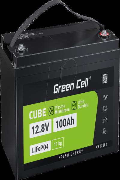 Batterie lithium Green Cell GC LFP12 100 Ah 12,8 V 100 Ah