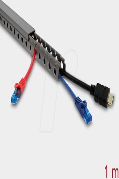 Delock Cable Duct with Cover Wire Management Tool - 22027