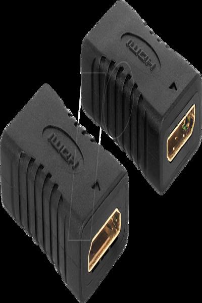 Delock HDMI-koppling - 19-pin mini HDMI Typ C hona till 19-pin mini HDMI Typ C hona - 65506