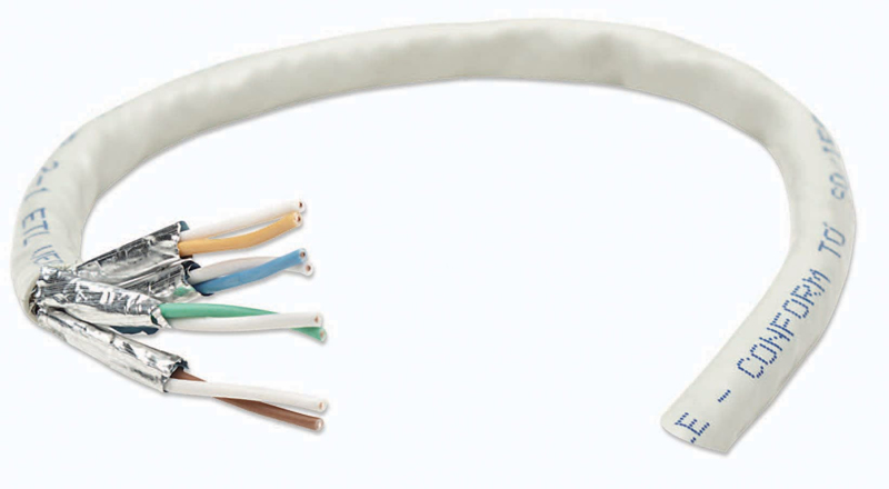 Cat6 Bulk Cable, Solid, 23 AWG, SFTP, 305 m (1,000 ft.) - 341165