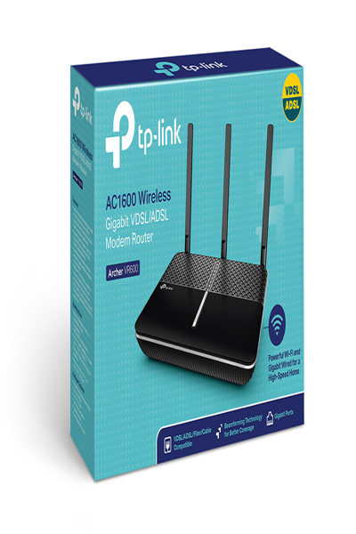 TP-LINK AC1600 WIRELESS GIGABIT VDSL/ADSL MODEM ROUTER - ARCHER VR600 V2
