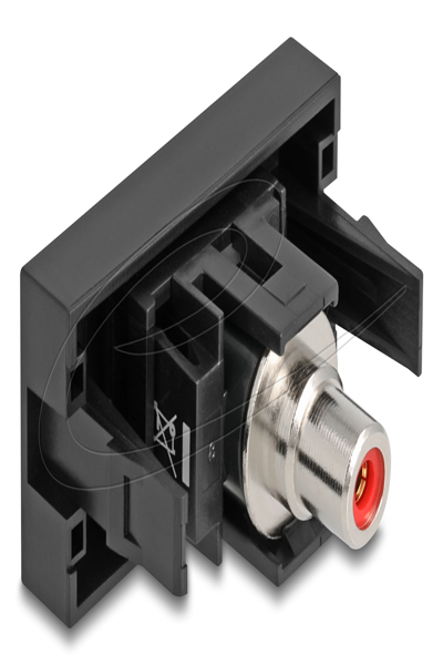 Delock Easy 45 Module RCA Jack to red
