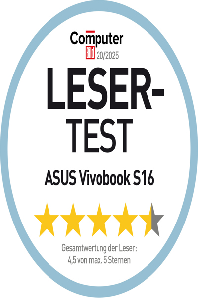 ASUS Vivobook S 16 S3607QA-SH095W Snapdragon X1-26-100 - Notebook - Qualcomm Snapdragon - 90NB16C1-M007M0