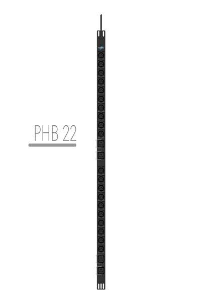 PowerWalker 10133019, basique, 0U, noir, coupleur C13, coupleur C19, coupleur C20, 1050 mm