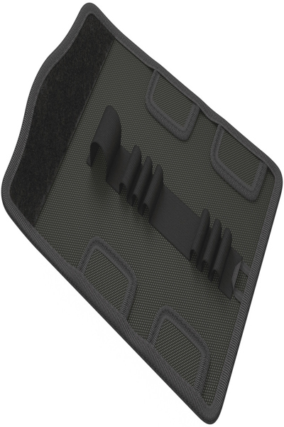 Wera 9423 Pochette pliable pour jeux de 7 pièces Kraftform Kompakt VDE, vide, noir, textile, Chine, 180 mm, 80 mm, 30 mm