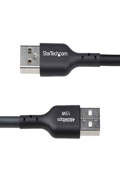 StarTech.com 4m USB-A till USB-C laddningskabel - USB2AC4MBKE