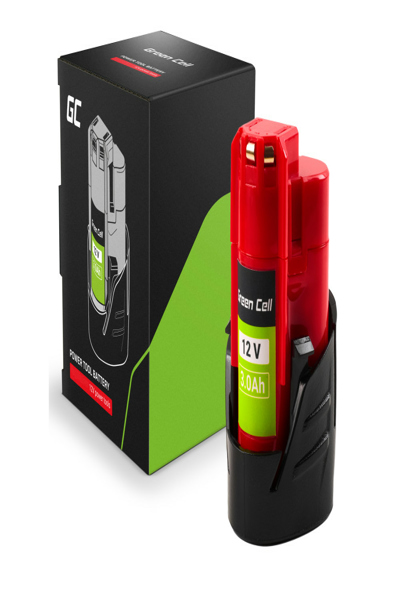 Green Cell Battery for Milwaukee M12 Replacement B3 - PTML12V3