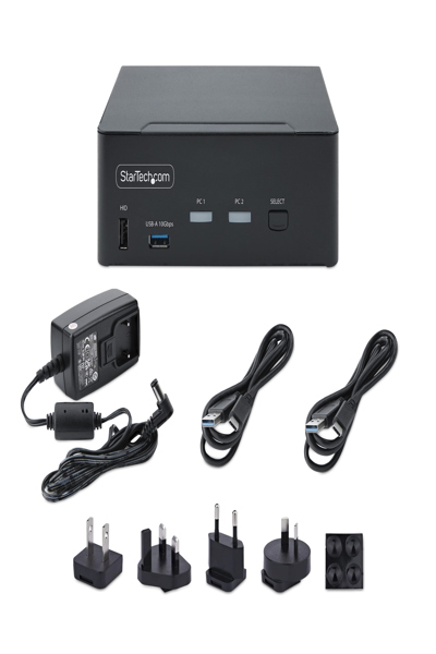 StarTech.com 2-Port Dual-Monitor DisplayPort KVM Switch 8K - P2CDD143-KVM-SWITCH