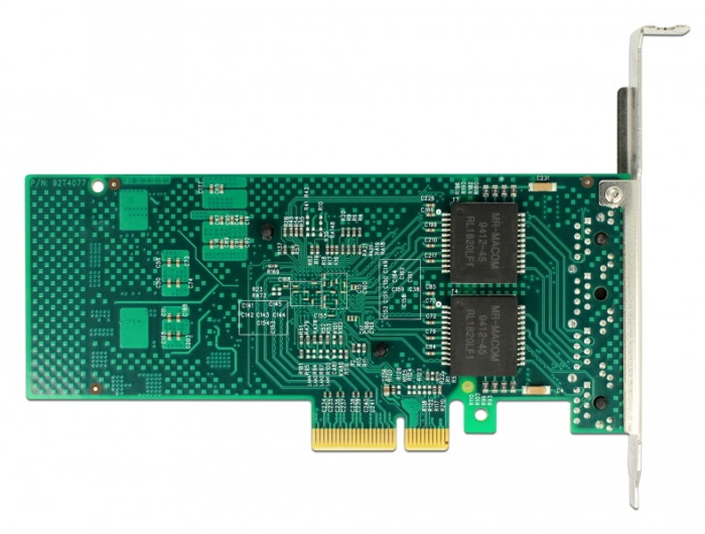 Delock PCIe card > 4 x Gigabit LAN - network adapter - 89946