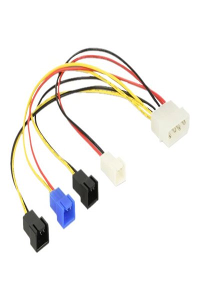 Delock Molex 4-pins > 4 x 2-pins fläkt (12 V / 7 V / 5 V) - 85516