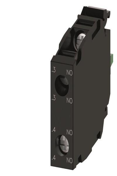 Siemens 3SU14001AA101DA0 Contact Module 2NO