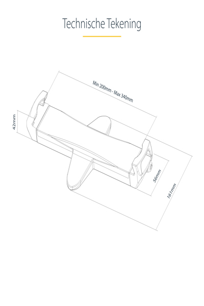 StarTech.com VESA Mount Adapter for Tablets 7.9-12.5 inch - TABLET-VESA-ADAPTER