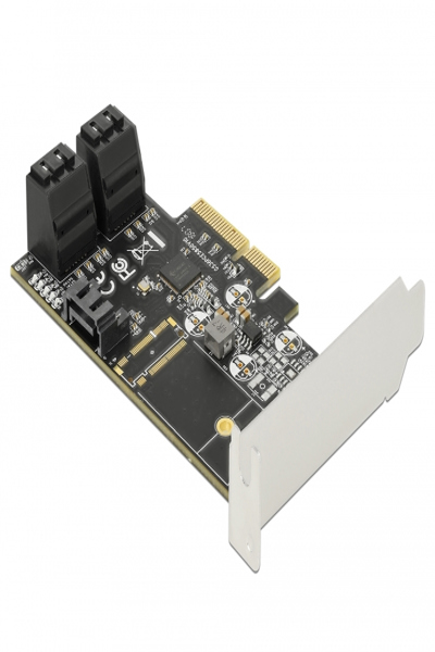 Delock PCI Express Kort x4 > 5 x intern SATA 6 Gb/s - 90395