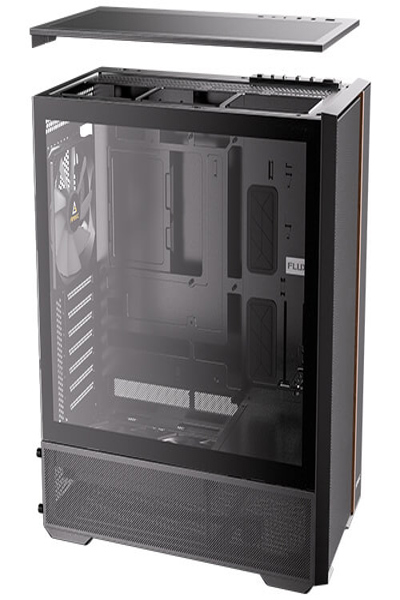 Antec Mid Flux Rear ATX/M-ATX/M-ITX o.N. BK retail - Midi/Minitower - ATX - Mini tower - ATX - 0-761345-10241-4
