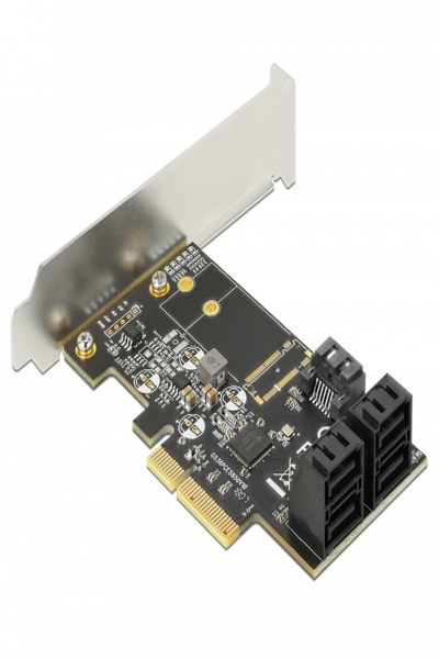 Delock PCI Express Kort x4 > 5 x intern SATA 6 Gb/s - 90395