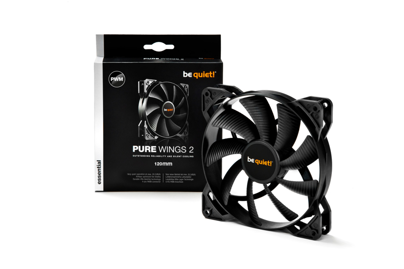 BQT BL039 - be quiet! Pure Wings 2 PWM Case Fan, 120 mm - BL039