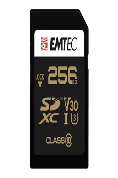 EMTEC SD 256GB UHS-I U3 SpeedIN ECMSD256GXC10SP - Secure Digital (SD) - ECMSD256GXC10SP