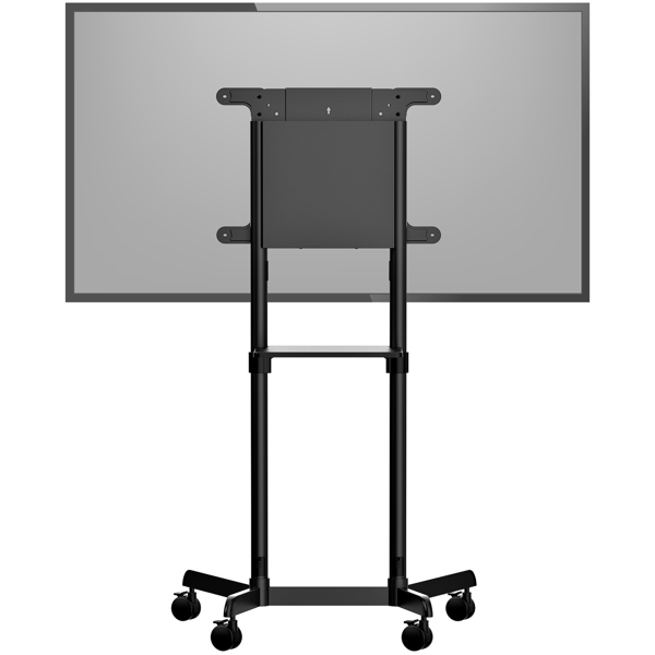 StarTech Mobile TV Cart Portable Rolling TV Stand for 37-70" with Shelf and Storage Compartment Swivel/Tilt - MBLTVSTNDEC