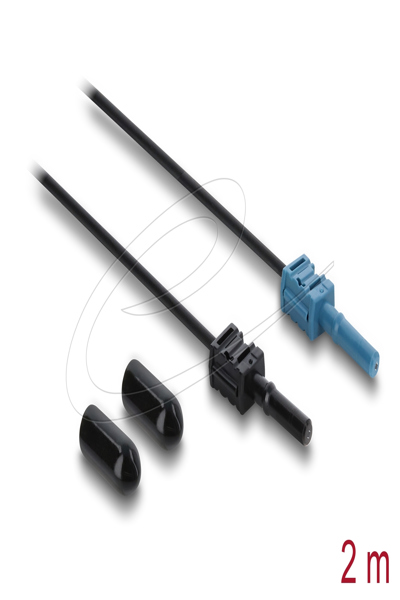 Delock POF Plastic Fiber Optic Cable HFBR 4531-4533Z Simple St>St - Cable - Multimode fiber