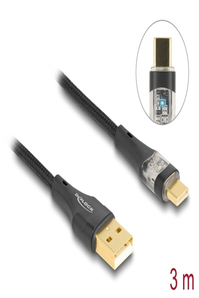 Câble USB Delock - USB (M) vers USB-C (M) 24 broches
