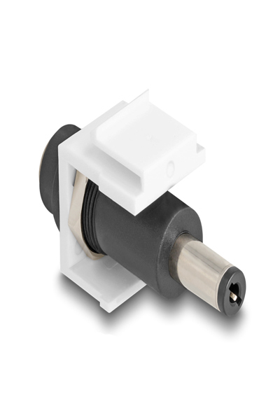 Delock Strömadapter - DC-jack 5,5 x 2,1 mm (hona) till DC-jack 5,5 x 2,5 mm (hane) - 84175