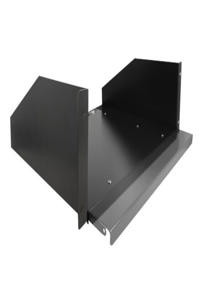 Delock Rack plate - black - 3U - 42630