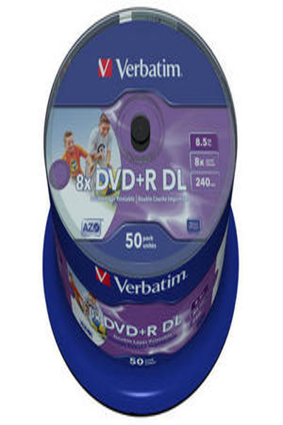 Verbatim 50x DVD+R DL - 8,5 GB 8x - 43703