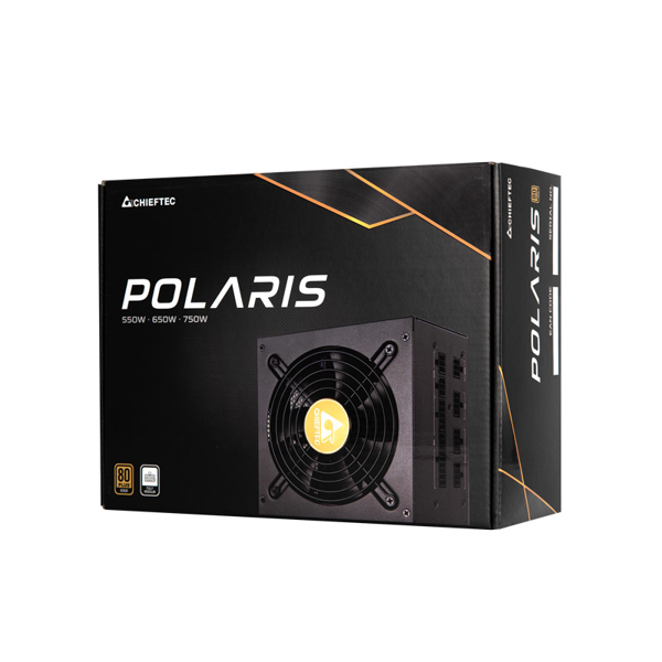 Chieftec Polaris - 650 W - 100 - 240 V - 50/60 Hz - 10 A - Active - 120 W - PPS-650FC